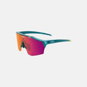 Lentes deportivos Velo Store Mx KOO Alibi BORA-hansgrohe con lente fotocromática fucsia y marco azul turquesa