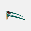 Lentes de ciclismo Velo Store Mx Koo Alibi en color verde con lente Zeiss de alto rendimiento y montura de Grilamid