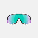 Lentes deportivos Velo Store Mx Koo Demos con lente panorámica ZEISS de policarbonato verde y montura negra