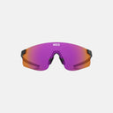 Lentes deportivos Velo Store Mx KOO Nova con lente Zeiss de espejo morado y naranja, diseño ultraligero sin marco.