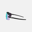 Lentes de ciclismo Velo Store Mx Koo Supernova con montura negra ultraligera y lente envolvente de espejo verde