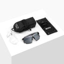 Set de gafas deportivas Scicon Aerowatt de Velo Store Mx con lente fotocromática, lente extra y estuche protector.