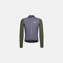 Maillot de ciclismo Velo Store Mx Pas Normal Studios Mechanism de manga larga en gris y verde con ajuste aerodinámico
