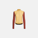 Maillot de ciclismo de manga larga Velo Store Mx Pas Normal Studios en tonos amarillo y terracota para mujer