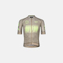 Maillot de ciclismo Velo Store Mx Pas Normal Studios Mechanism en color tierra con estampado topográfico y logos lima
