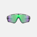 Lentes de ciclismo Velo Store Mx Oakley Jawbreaker con armazón morado y micas Prizm Road Jade de alto rendimiento.