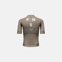 Vista trasera del jersey de ciclismo Velo Store Mx Pas Normal Studios Mechanism en color beige con logo PNS