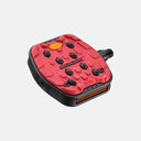 Pedales Velo Store Mx Look Trail Grip rojos con inserciones de goma Vibram para mayor agarre en ciclismo de montaña