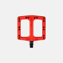 Pedales de MTB Deity Deftrap rojos de nailon con diseño cóncavo y pines de Velo Store Mx