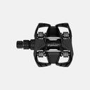 Pedales MTB Velo Store Mx TIME MX negros con eje de acero y sistema de enganche ATAC autolimpiante para ciclismo