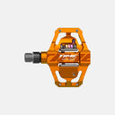 Pedales Velo Store Mx TIME Speciale 10 de aleación naranja para MTB con sistema ATAC y ajuste micrométrico