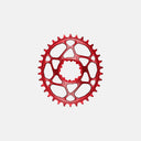Plato ovalado rojo Velo Store Mx AbsoluteBlack para SRAM Boost con diseño mecanizado CNC de aluminio 7075