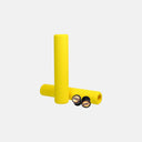 Puños de silicona amarillos Esigrips Racer's Edge para MTB de Velo Store Mx con tapones incluidos