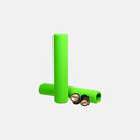 Puños de silicona verde Esigrips Racer's Edge de Velo Store Mx para MTB, ligeros y con tapones incluidos.