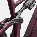 Detalle del amortiguador trasero Fox Float X Genie en el cuadro de carbono de la bicicleta Velo Store Mx Specialized Turbo Levo 4