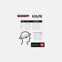 Tabla de tallas del casco Kask Valegro en Velo Store Mx con medidas en centímetros y pulgadas para ciclistas