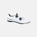 Zapatillas de ciclismo de ruta Velo Store Mx Specialized Torch 3.0 blancas con doble dial Boa y suela de carbono