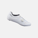Zapatillas de ciclismo de ruta para dama Shimano RC300W blancas de Velo Store Mx con sistema de ajuste BOA L6