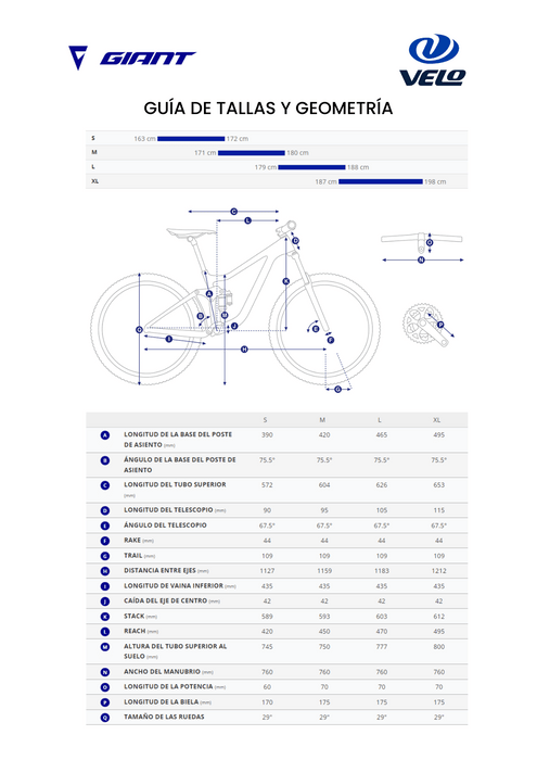 Bicicleta Giant Mod Anthem Advanced Pro 29 1 (2022)