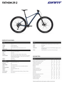 Bicicleta Giant Fathom 29 2 (2022) - Velo Store Mx