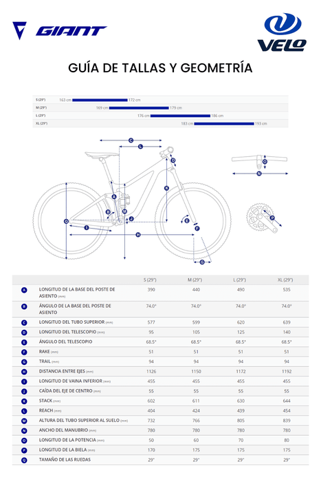 Bicicleta Giant Talon 29 1 (2022) - Velo Store Mx