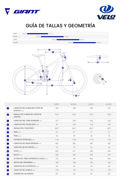 Bicicleta Giant Talon 29 2 (2022) - Velo Store Mx