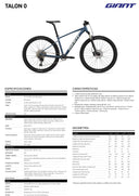 Bicicleta Giant Talon 29 0 (2022) - Velo Store Mx