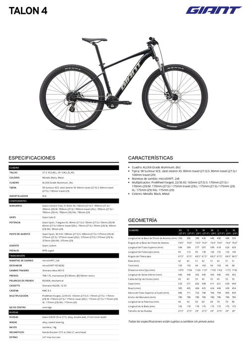 Bicicleta Giant Talon 29 4 (2022) - Velo Store Mx
